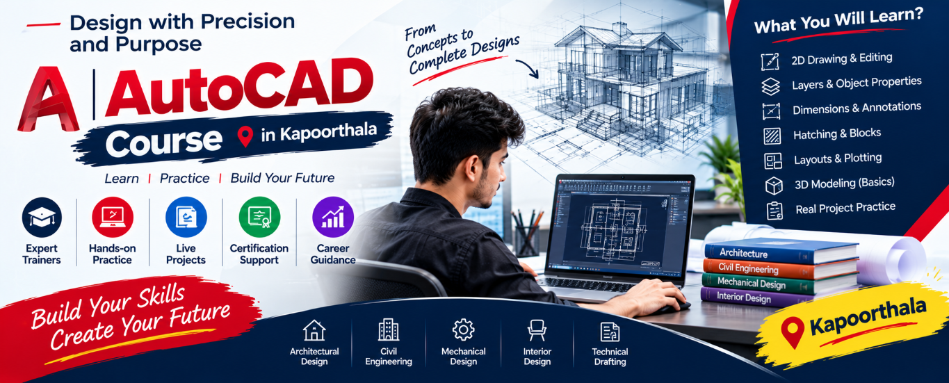 AutoCAD Course in Kapoorthala