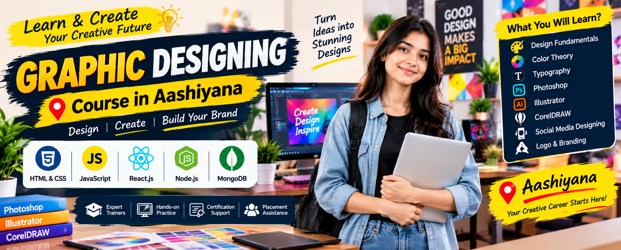 Graphic Designing Course in Aashiyana