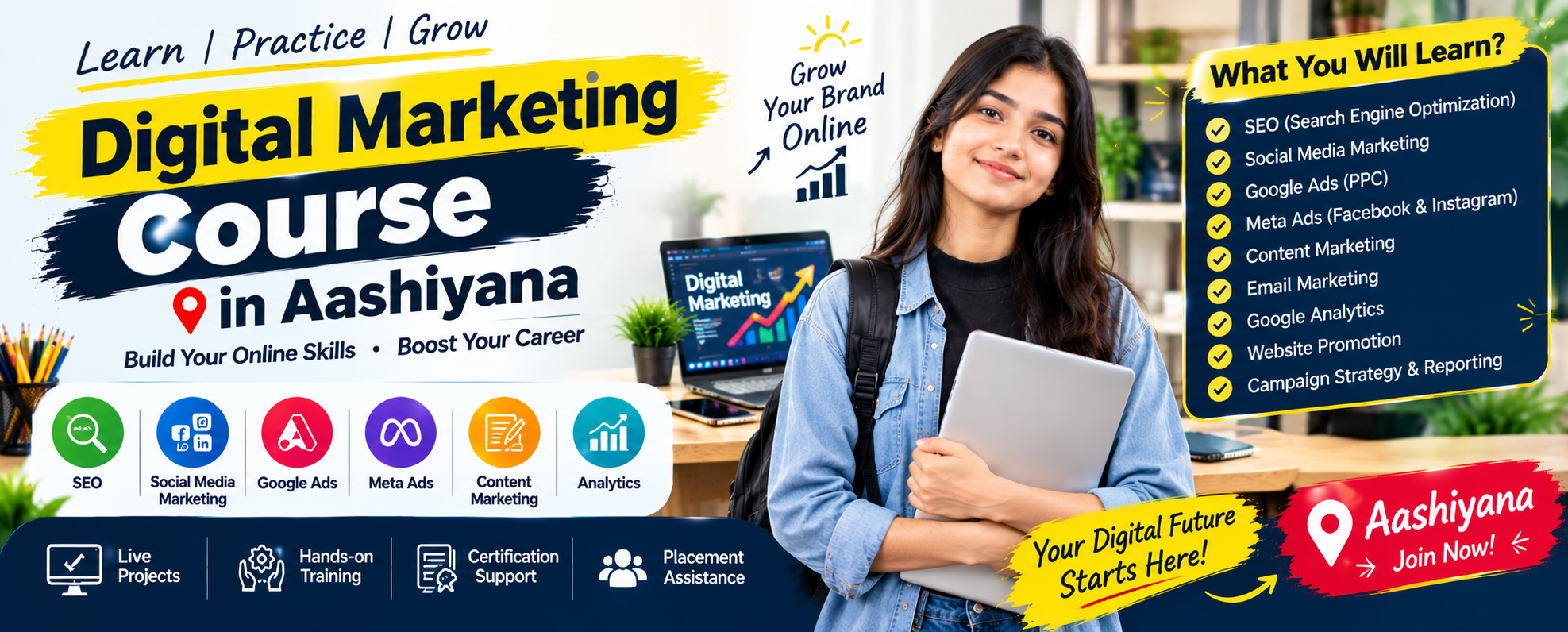Digital Marketing Course in Aashiyana