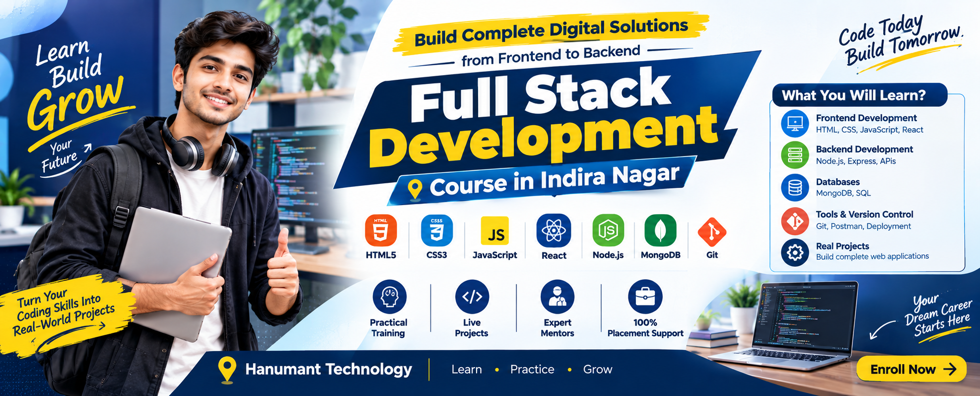 Full Stack Development Course in Indira Nagar