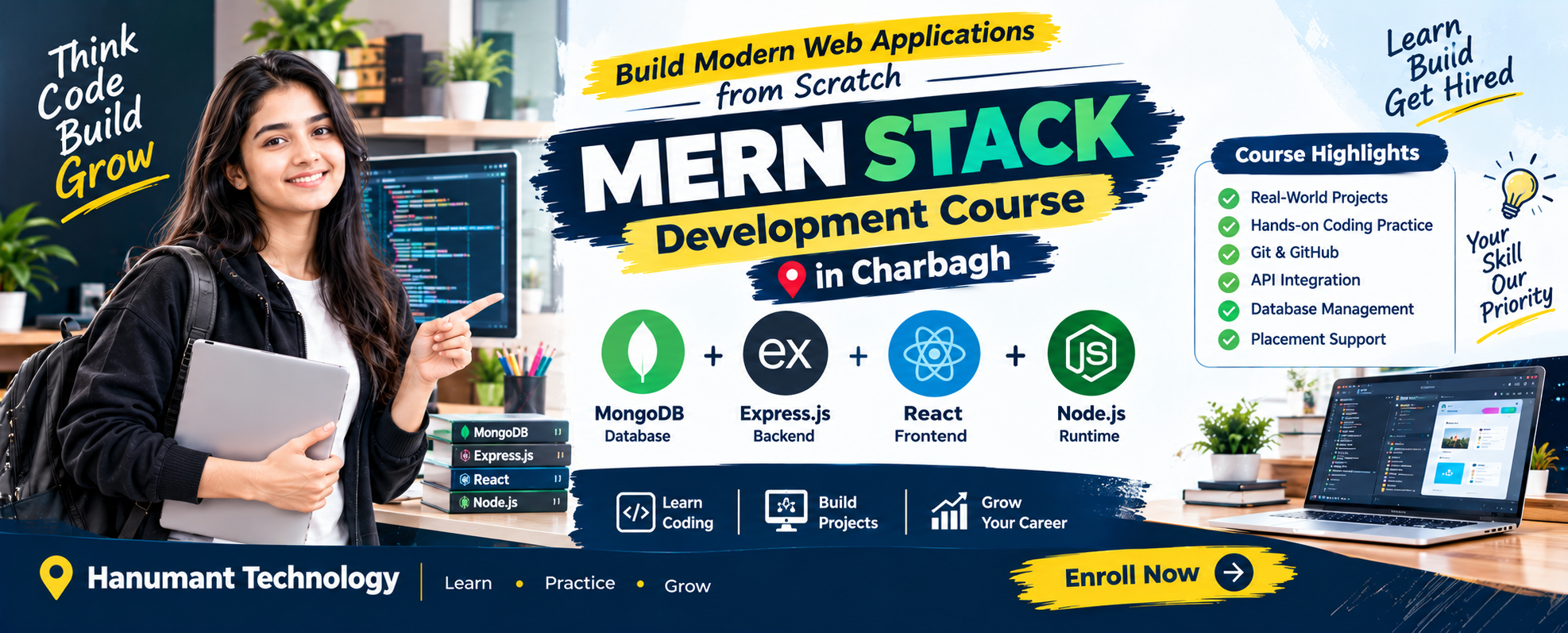 MERN Stack Development Course in Charbagh
