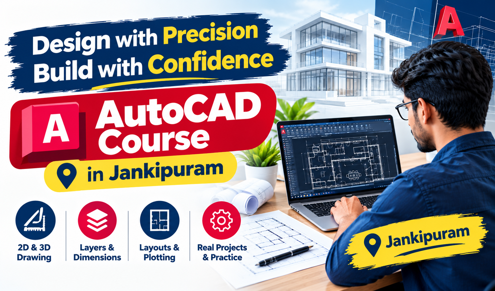 Design with Precision and Build with Confidence — AutoCAD Course in Jankipuram