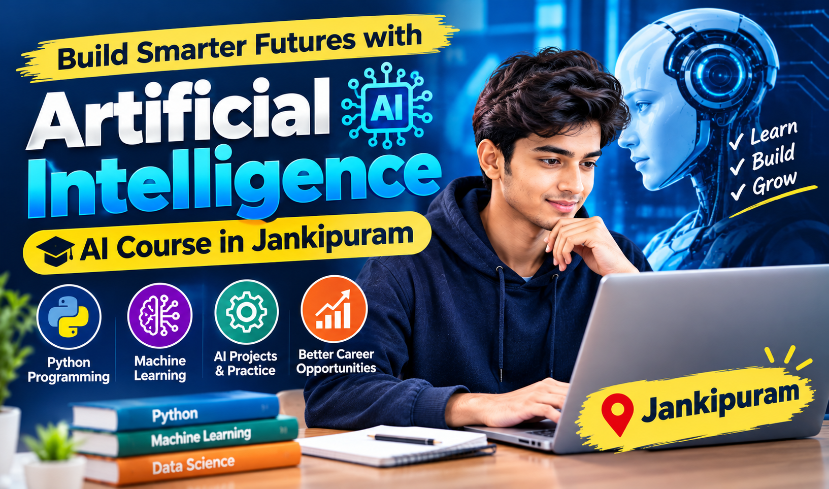 Build Smarter Futures with Artificial Intelligence — AI Course in Jankipuram